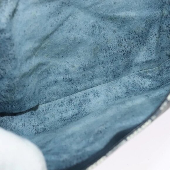 GUCCI GG Supreme Shoulder Bag PVC Navy Gold Auth ep10820 - Picture 12 of 16